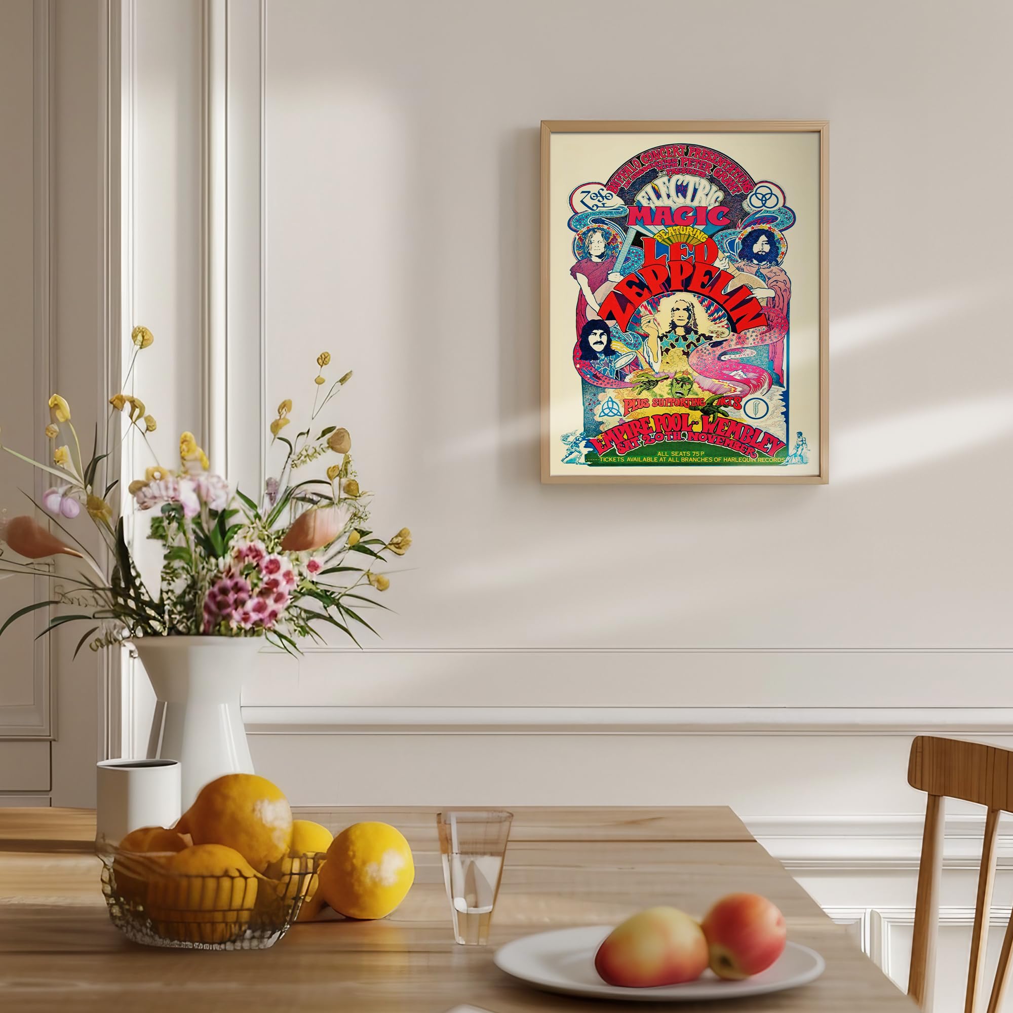 Amazon.com: Vintage Led Zeppelin Concert Poster 11x14